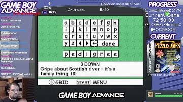 Ultimate Puzzle Games - Part 11 [Cryptic Crosswords 2/2] (GBA Challenge #281) (Let