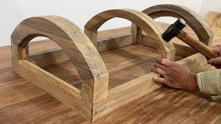 Great idea For Recycling Wood // Cool Treasure Chest Design With Secret Compartments
