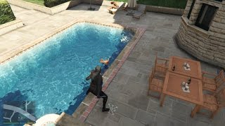 Làm Sát Thủ Trong GTA V #5 Tấn Công Hồ Bơi Nhà Đại Gia - ThanhTrungGM