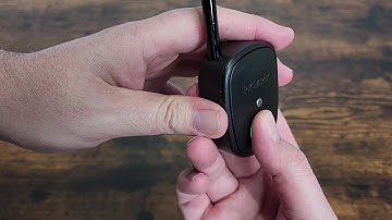 Fingerprint Padlock with Key Backup