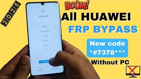 All Huawei  Frp Bypass /Google Account Remove Without pc 2025