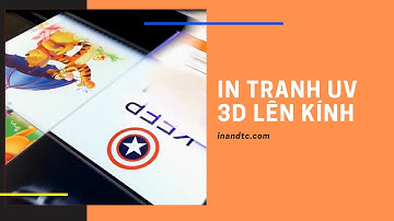 in tranh uv lên mặt kính cực kỳ sắc nét không phai màu