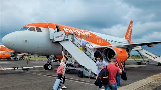 easyJet Airbus A319-111 Belfast International to Birmingham | Full Flight