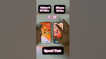 The clash of the titans is here! 🤯 #GalaxyS25 vs #iPhone16Pro speed test. Who won? 👀#shorts #tech