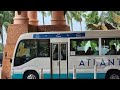 Taking the Atlantis Shuttle Bus to Royal Towers Atlantis Resort located on Paradise Island Bahamas.