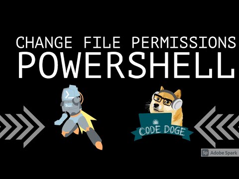 Change File/Folder permissions with Powershell
