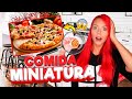 24 HORAS COMIENDO comida MINIATURA🍳🍔 Pasé MUCHA HAMBRE!!😭 | Jenny Devil😈