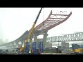 В Новосибирске закончили надвижку пролёта четвёртого моста через Обь
