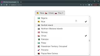 HTML Select Country Dropdown List With Flags screenshot 4