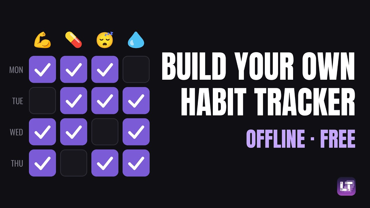 Video: building a habit tracker from scratch in LifeTracker