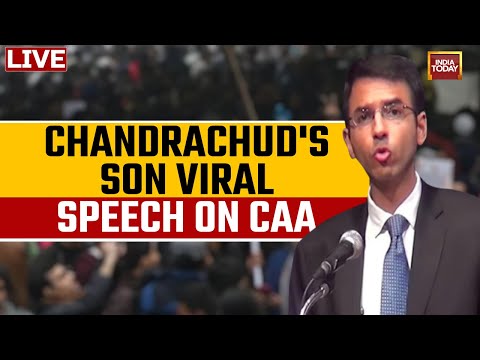 LIVE: CJI Chandrachuds Son, Abhinav Chandrachud On CAA 