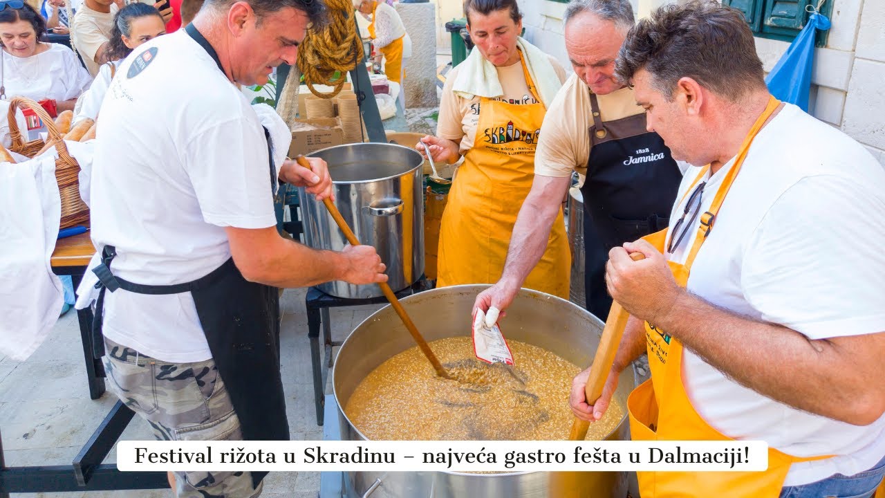 Kako spremiti Skradinski rižot. Festival rižota u Skradinu 
