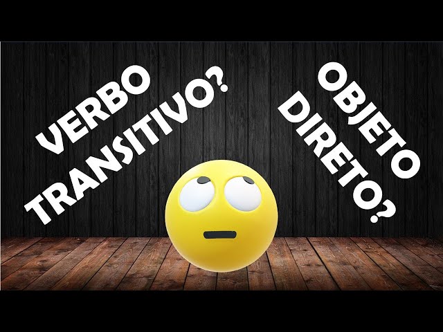 Verbo transitivo direto - Toda Matéria