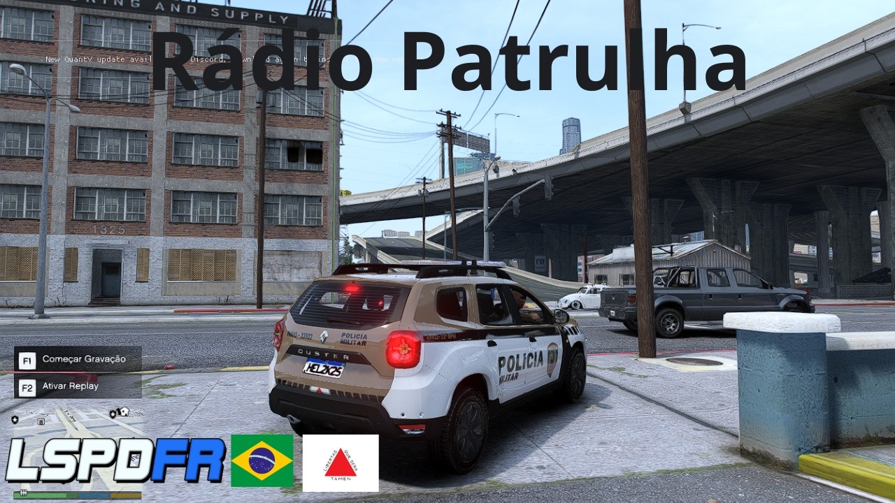 RÁDIO PATRULHA - PMMG - PERSEGUIÇÃO E PROCURADO DA JUSTIÇA PRESO - GTA V POLICIAL