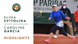 Elina Svitolina vs Caroline Garcia - Round 4 Highlights I Roland-Garros 2020