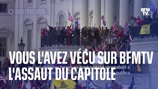 Vous Lavez Vécu Sur Bfmtv Lassaut Du Capitole