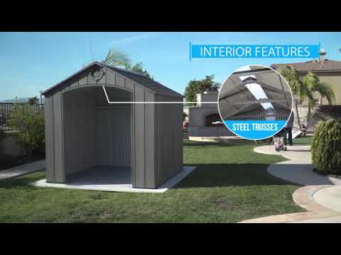 Lifetime 8x7 5 Outdoor Storage Shed With Floor 60230a