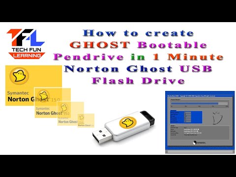 How to Make Ghost Bootable Pendrive | Norton Ghost USB Flash Drive