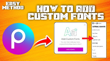 How to Add Custom Fonts in PicsArt | Create & Use Your Own Fonts Easily