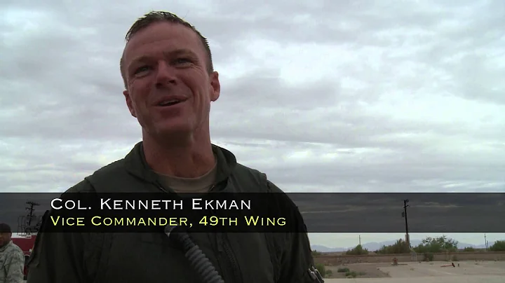 Col. Kenneth Ekman's Fini Flight at Holloman Air F...