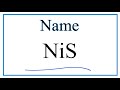 Nickel and Sulfur Compounds