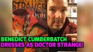 Benedict Cumberbatch surprises fans at NYC dressed as Dr Strange!