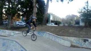 Quinton Stacking A Backflip At Yarra Junction Skate Park