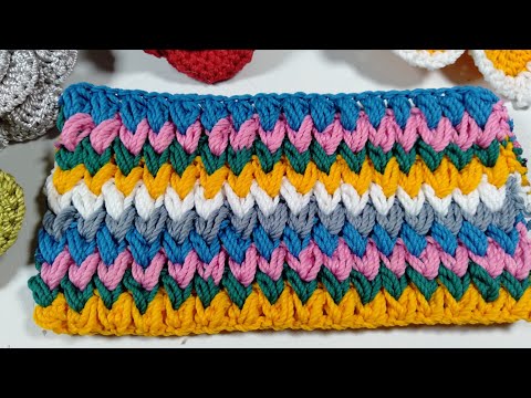 Crochet || Waistbag Rainbow || Tas Waistbag || Model Tas Rajut Terbaru 2020. 