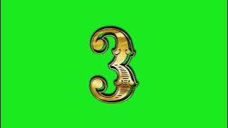 4K Countdown Timer 10 to 0 | Green Screen Background | Cinematic Voice FX | Free Download