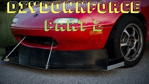 #DIYDownforce Part 2: Secrets of creating front end downforce with a splitter, air dam and diffusers