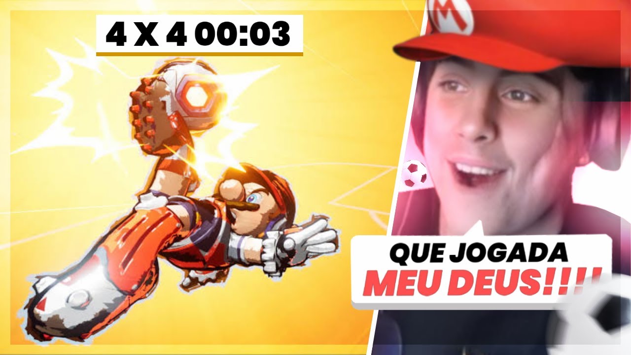 ESSE JOGO É BASICAMENTE FIFA DO MARIO! (SÓ QUE BOM)
