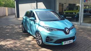 2021 Renault ZOE GT LINE 15,425 Miles