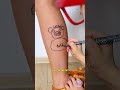 Can You Draw on a Leg? 🐄🖍️ Art Challenge! #shorts #kids
