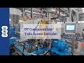 Pp compounding extruder line twin screw extruder with underwater pelletizing system  useon