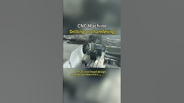 Drill. Chamfer. Tap. All in ONE CNC Machine!#automationtools  #machine #cnc