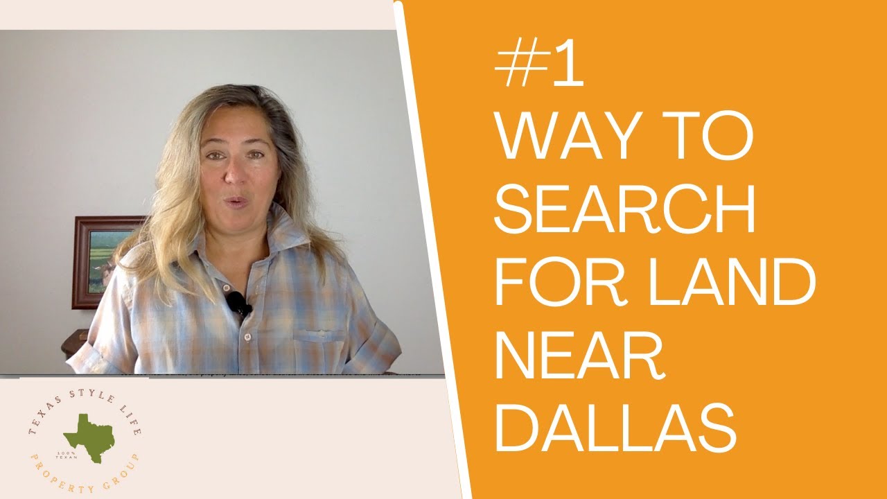 Looking to buy land near Dallas Texas? Start here! YouTube