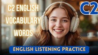 C2 English Vocabulary  Words Listening Practice || Master Listening at an Advanced Level