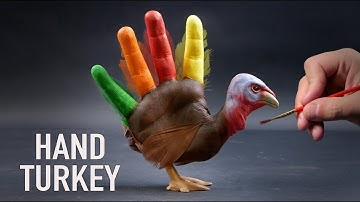 Hand Turkey Sculpture Timelapse