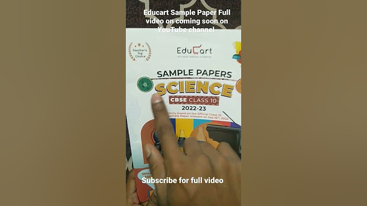 Educart Sample paper for class-10| sample paper 2023|Educart questions bank 2023 |class-10|CBSE 2023