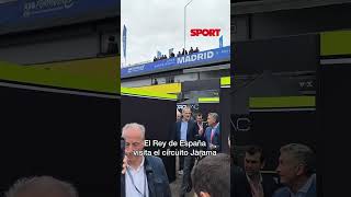 El Rey Felipe VI visita el Circuito del Jarama para ver la Fórmula E