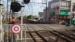 南海高野線北野田駅6000系 急行橋本行停車+6000系 急行なんば行発車+1000系　各停なんば行発車+1000系+8300系 区急河内長野行停車