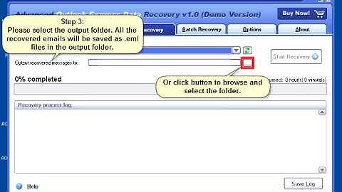 DataNumen Outlook Express Drive Recovery Video Tutorial(Demo Version)