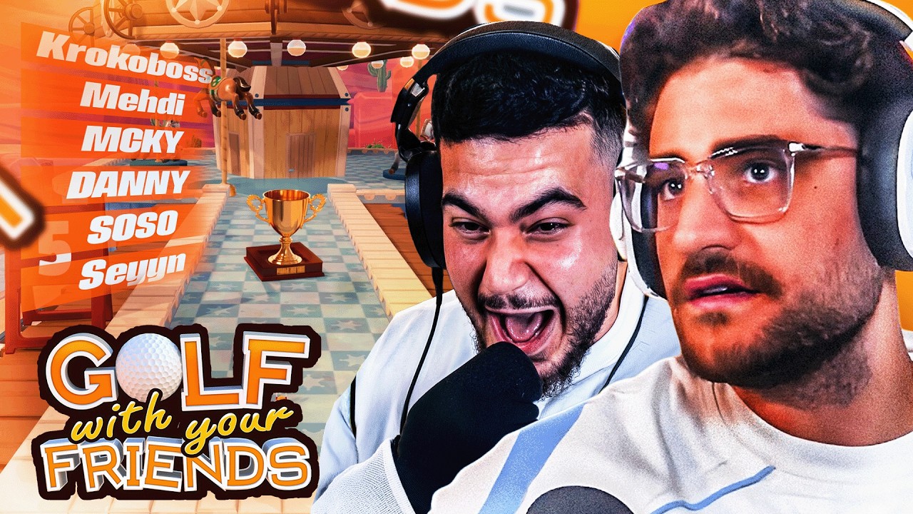 KOMPLETTER RAGE IM GOLF TURNIER⛳🤬🔥 Mit Danny, Kroko, Rohat, Mehdi & Co. 🔥