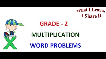 Grade 2 Math | Multiplication Word Problems | Problem Solving in Math