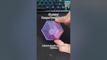 Hexagon Pyramid Puzzle #3d #puzzle #diy #cad #engineering #stl