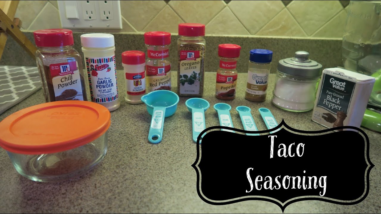 Homemade Taco Seasoning! - YouTube