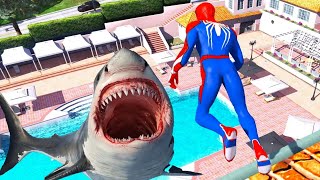 Gta 5 Water Ragdolls Spiderman Jumps/Falls Compilation #21 (Euphoria Physics/Funny Moments)