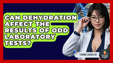 Can Dehydration Affect the Results of Odd Laboratory Tests? - Strange Science HQ
