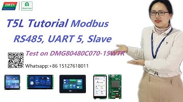 T5l Display Modbus Tutorial: RS485, Slave, UART 5