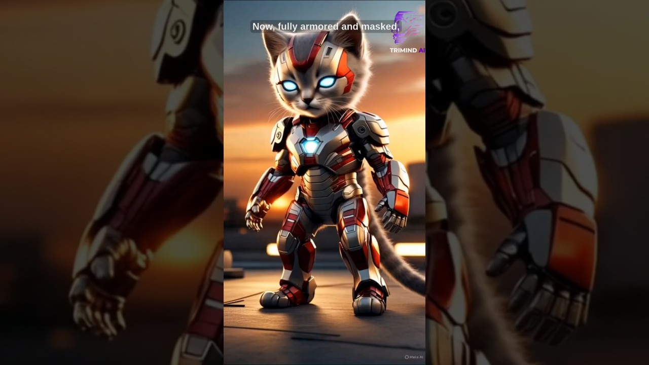 Baby Kitten-Human Builds Iron Man Suit | Epic Sci-Fi Animation Story |Trimindai